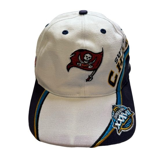 Reebok Vintage 2002 Tampa Bay Buccaneers Strapback NFL Super Bowl Cap Hat - Picture 1 of 7